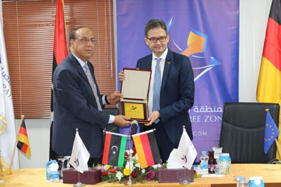 German Ambassador to Libya Visits Misurata Free Zone