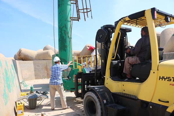 Supply and Installation of 4 Modern Beacons at the Entrance of the Port