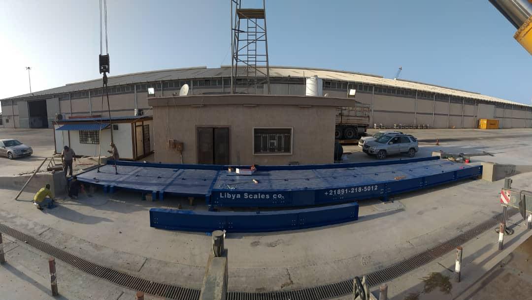 مشروع تركيب ميزان 120 طن بميناء المنطقة الحرة