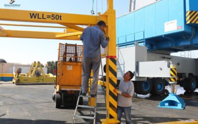 إجراءات تطوير وتوفير الآليات اللازمة للعمل داخل الميناء