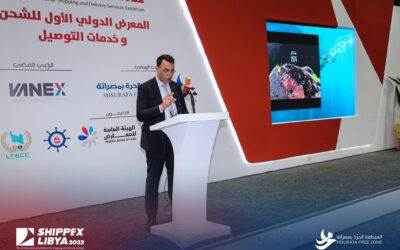 مشاركة المنطقة الحرة بمصراتة في المعرض الدولي الاول للنقل وخدمات التوصيل شيبكس ليبيا 2022 Shippex Libya