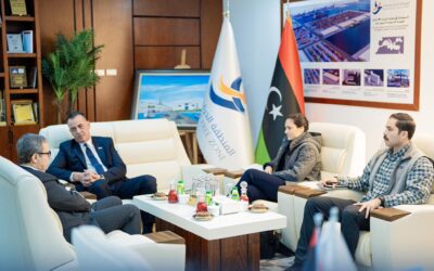 رئيس لجنة الإدارة يستقبل القائم بالأعمال بالسفارة الأمريكية في ليبيا